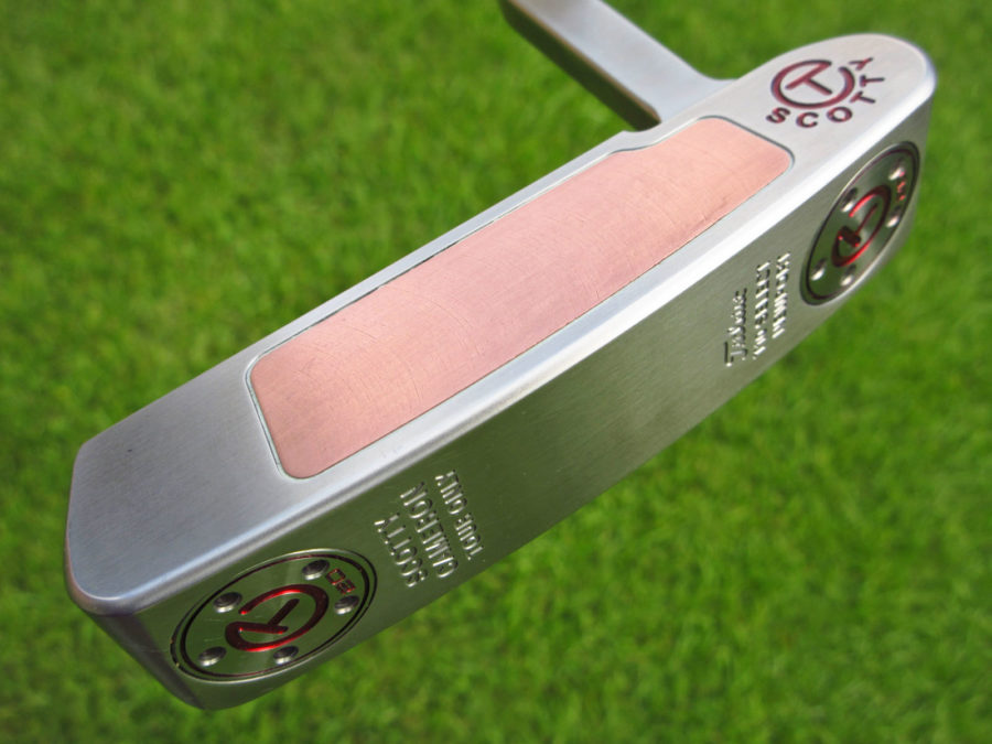 scotty cameron tour only t10 newport buttonback terylium circle t naked putter golf club