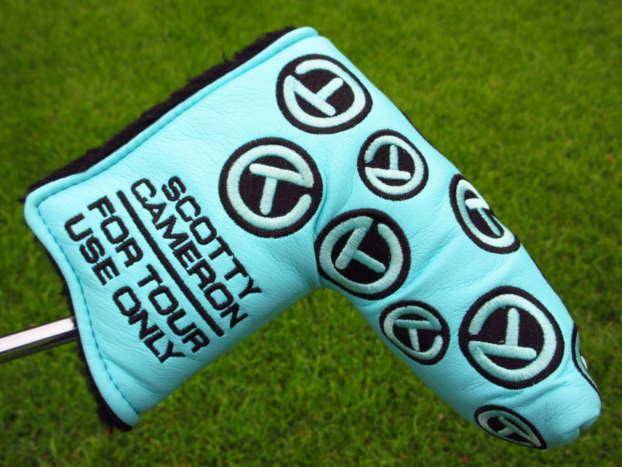 scotty cameron for tour use only gss tiffany dancing circle t patches blade putter headcover