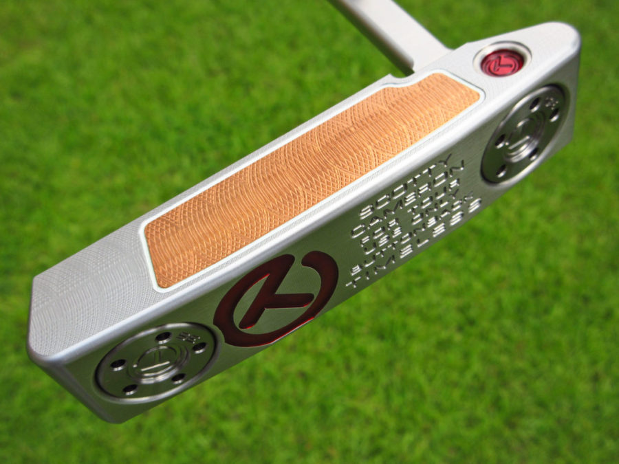 scotty cameron tour only buttonback timeless terylium circle t putter with top line golf club