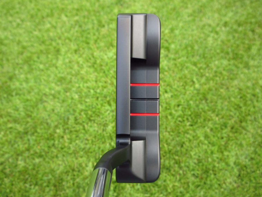 scotty cameron tour only black sss deep milled newport 1.5 select circle t putter with triple sight lines golf club