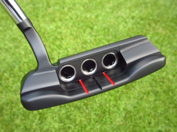 scotty cameron tour only black sss deep milled newport 1.5 select circle t putter with triple sight lines golf club