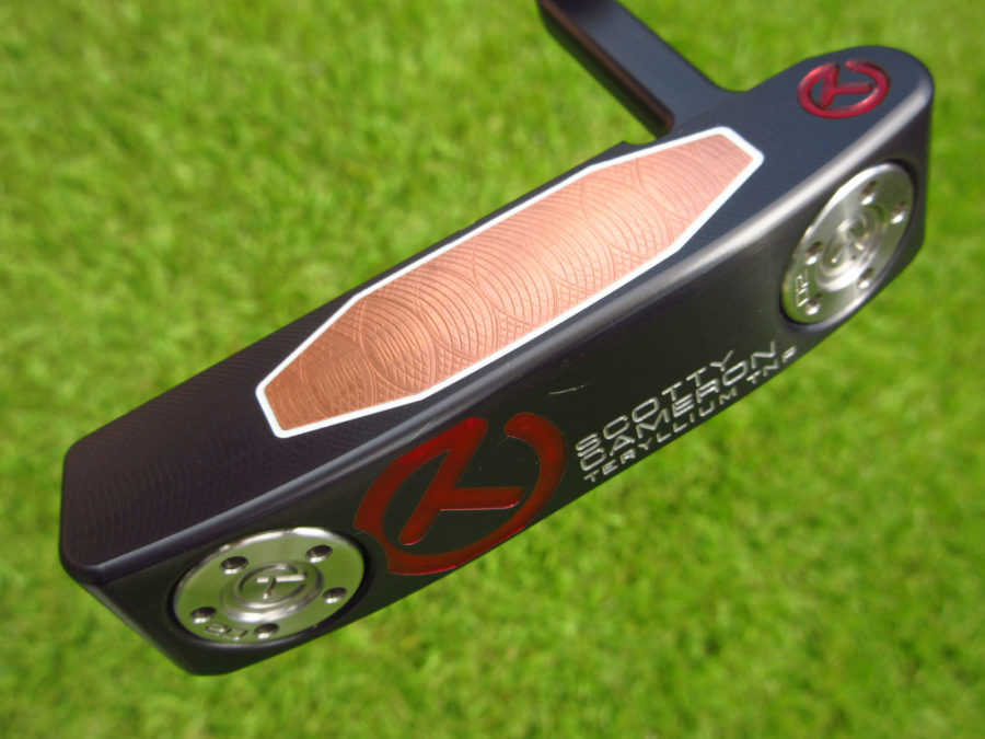 scotty cameron tour only black t22 newport teryllium circle t putter with top line golf club