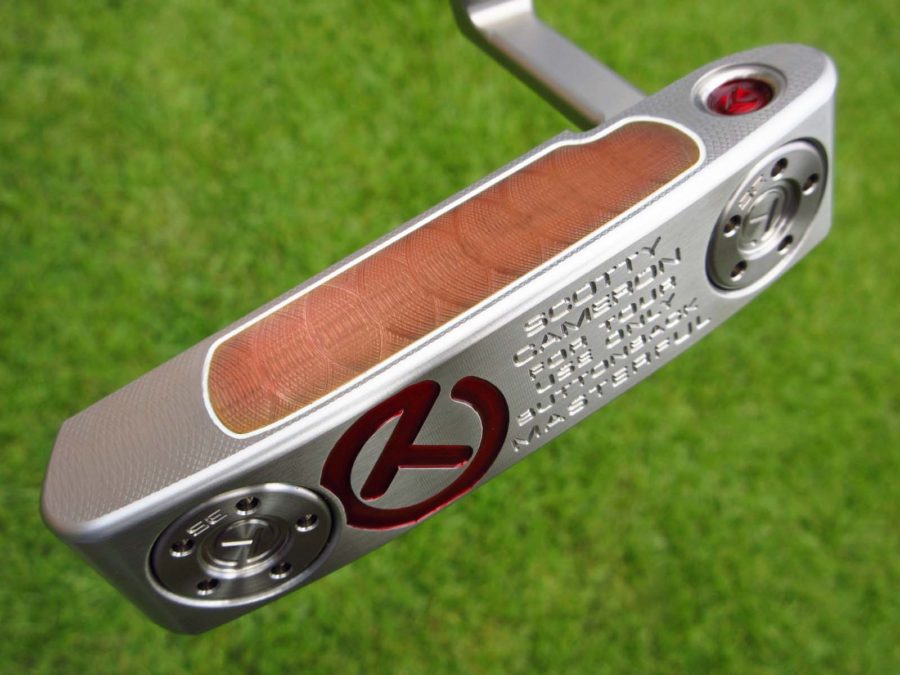 scotty cameron tour only buttonback masterful teryllium circle t putter golf club with flange line