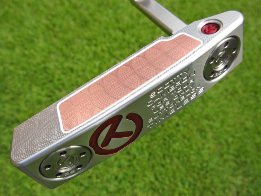 scotty cameron tour only buttonback timeless teryllium circle t putter golf club with top line