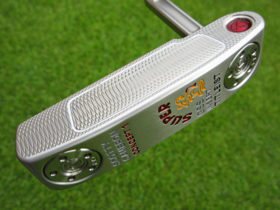 scotty cameron tour only deep milled super rat concept 1 gss insert circle t putter golf club