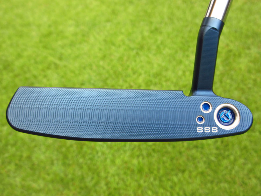 scotty cameron tour only mystic blue sss masterful 1.5 tourtype flojet neck circle t putter golf club