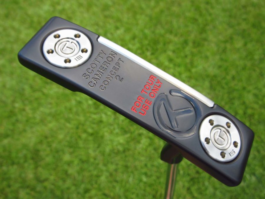 scotty cameron tour only black gss insert concept 2 tnp2 newport 2 circle t putter golf club