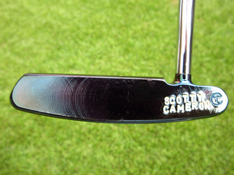 scotty cameron tour only black pearl catalina handstamped circle t putter golf club with sight dot