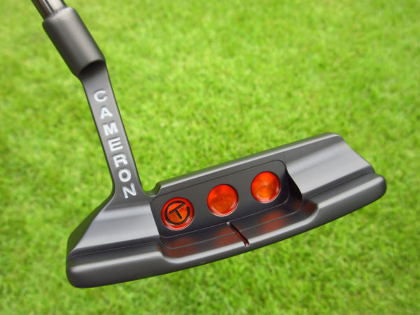 scotty cameron tour only black sss newport 2 mid slant studio select circle t putter with black shaft golf club