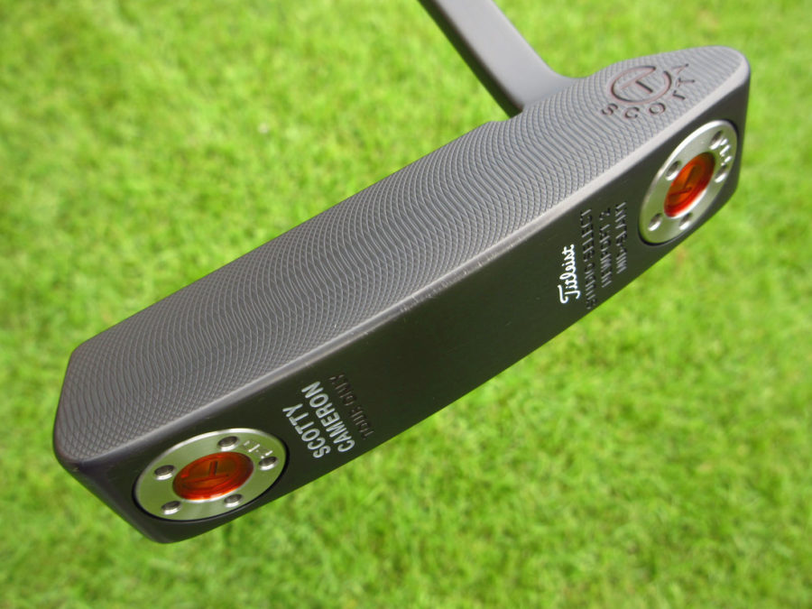 scotty cameron tour only black sss newport 2 mid slant studio select circle t putter with black shaft golf club