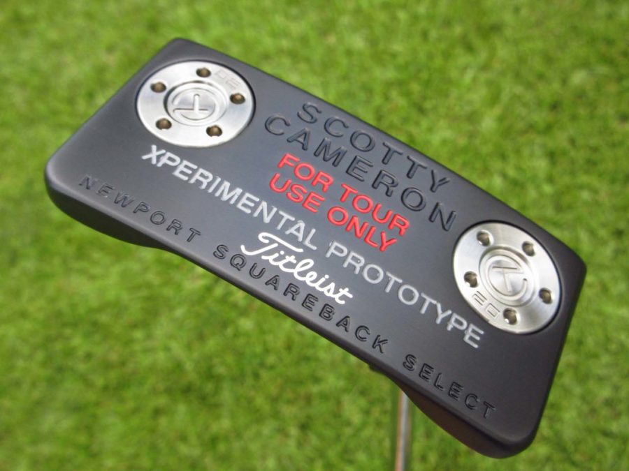 scotty cameron tour only black sss squareback studio select circle t xperimental prototype putter golf club