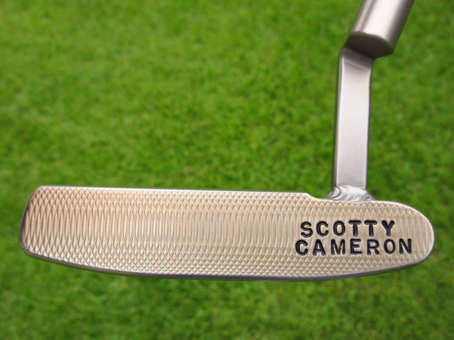 scotty cameron tour only chromatic bronze sss deep milled roll top 009 beach circle t 350g putter with scotty dog and crown golf club