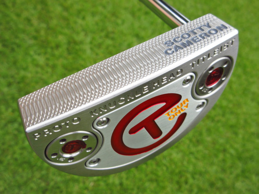 scotty cameron tour only sss deep milled golo knucklehead prototype circle t 350g putter golf club