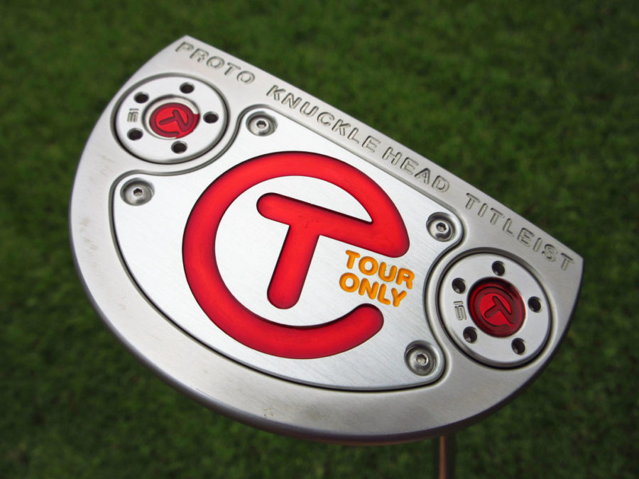 scotty cameron tour only sss deep milled golo knucklehead prototype circle t 350g putter golf club