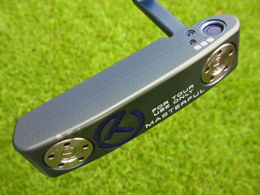 scotty cameron tour only mystic blue sss masterful tourtype circle t putter with sight dot golf club