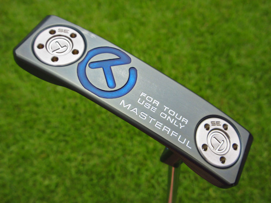 scotty cameron tour only mystic blue sss masterful tourtype circle t putter with sight dot golf club