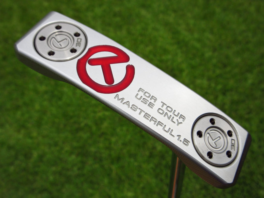 scotty cameron tour only sss masterful 1.5 tourtype circle t putter with flojet neck golf club