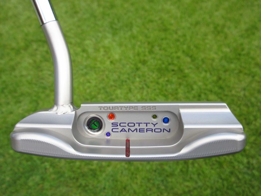 scotty cameron tour only sss masterful 1.5 tourtype circle t multi color putter with welded round neck golf club