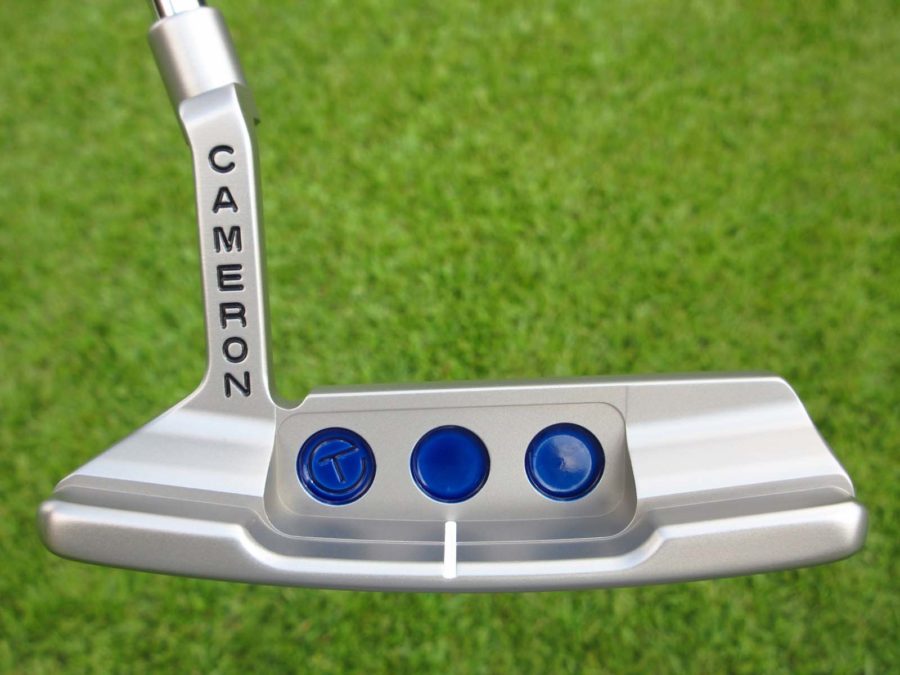 scotty cameron tour only sss newport 2 studio select circle t putter golf club with blue cherry bombs