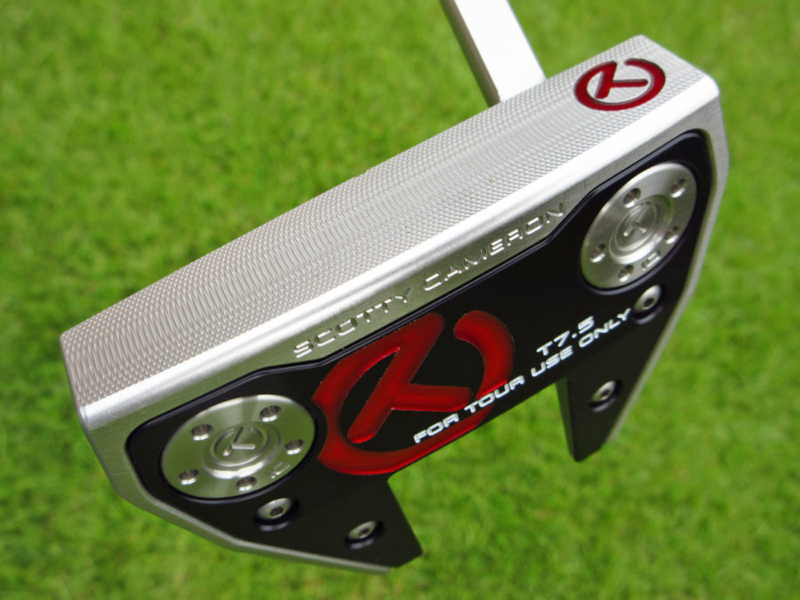 scotty cameron tour only sss phantom x t7.5 circle t putter with welded flojet neck golf club