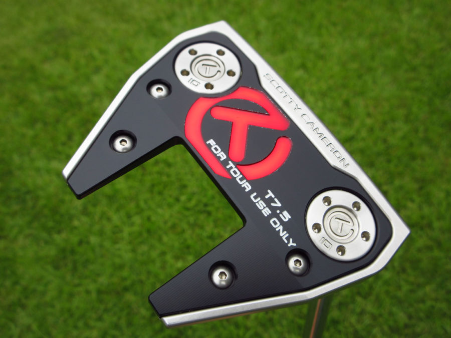 scotty cameron tour only sss phantom x t7.5 circle t putter with welded flojet neck golf club