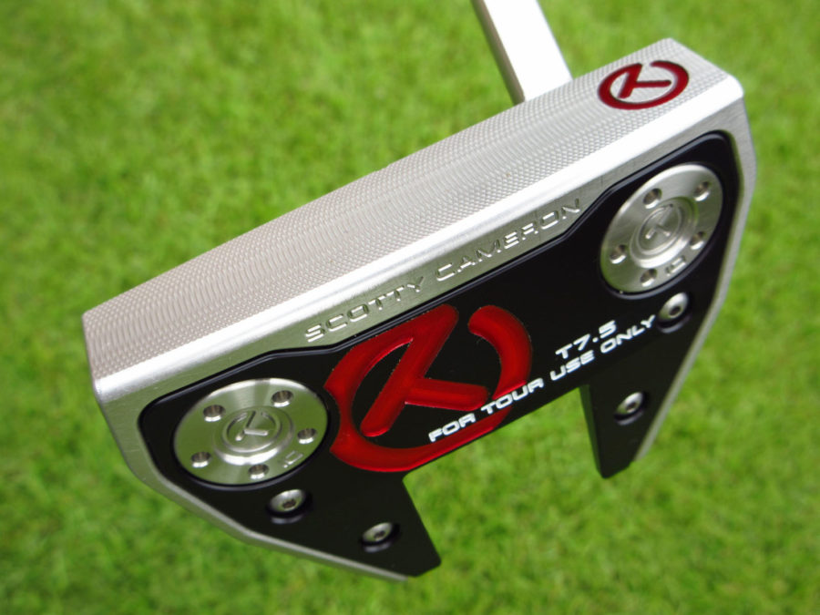 scotty cameron tour only sss phantom x t7.5 circle t putter with welded flojet neck golf club