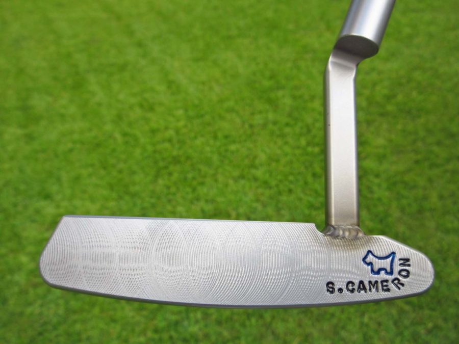 scotty cameron tour only sss timeless newport 2 circle t 350g putter with welded mid length plumber neck golf club and hot head harry stamp