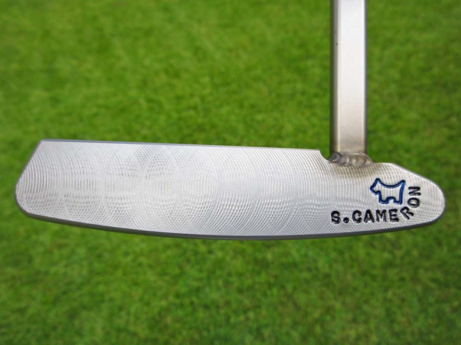 scotty cameron tour only sss timeless newport 2 circle t 350g putter with welded mid length plumber neck golf club and hot head harry stamp