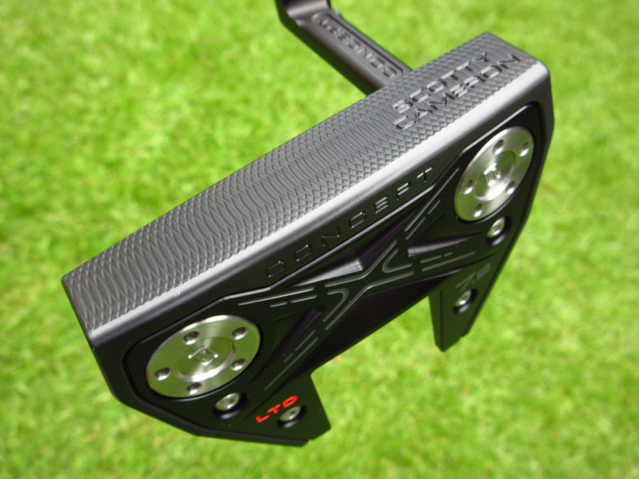 scotty cameron limited release concept x black phantom 7.2 mid milled plumber neck putter golf club