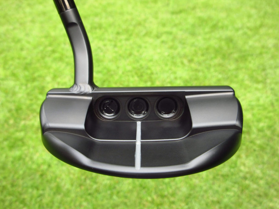 scotty cameron tour only black sss deep milled roundback prototype select circle t putter with welded 2.5 neck and black circle t shaft golf club