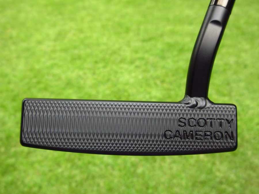 scotty cameron tour only black sss deep milled roundback prototype select circle t putter with welded 2.5 neck and black circle t shaft golf club