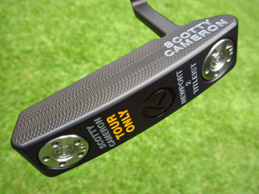 scotty cameron tour only black sss newport 2 select deep milled circle t putter with top line golf club