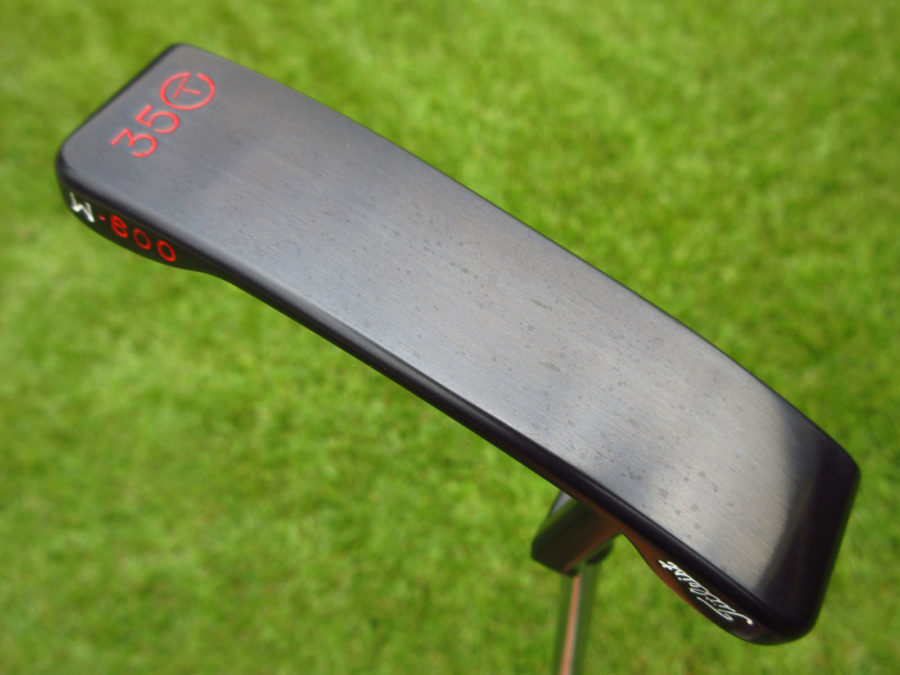 scotty cameron tour only brushed black carbon masterful 009m circle t 350g putter with jordan spieth style stampings jackpot johnny and top line golf club