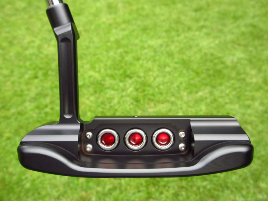 scotty cameron tour only black deep milled super rat concept 1 circle t gss insert putter with sight dot golf club