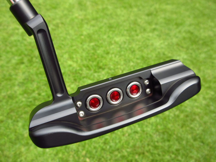 scotty cameron tour only black deep milled super rat concept 1 circle t gss insert putter with sight dot golf club