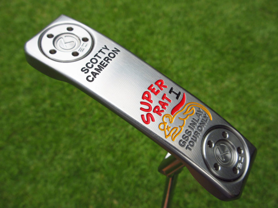 scotty cameron tour only silver mist sss masterful super rat gss insert circle t prototype putter golf club