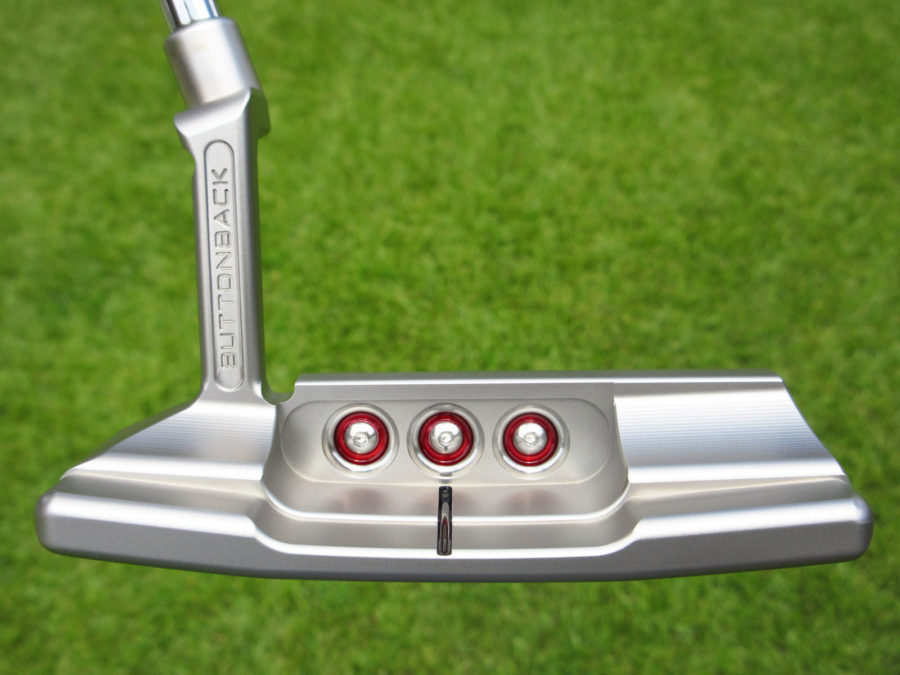 scotty cameron tour only sss buttonback timeless plus teryllium circle t putter golf club with flange line