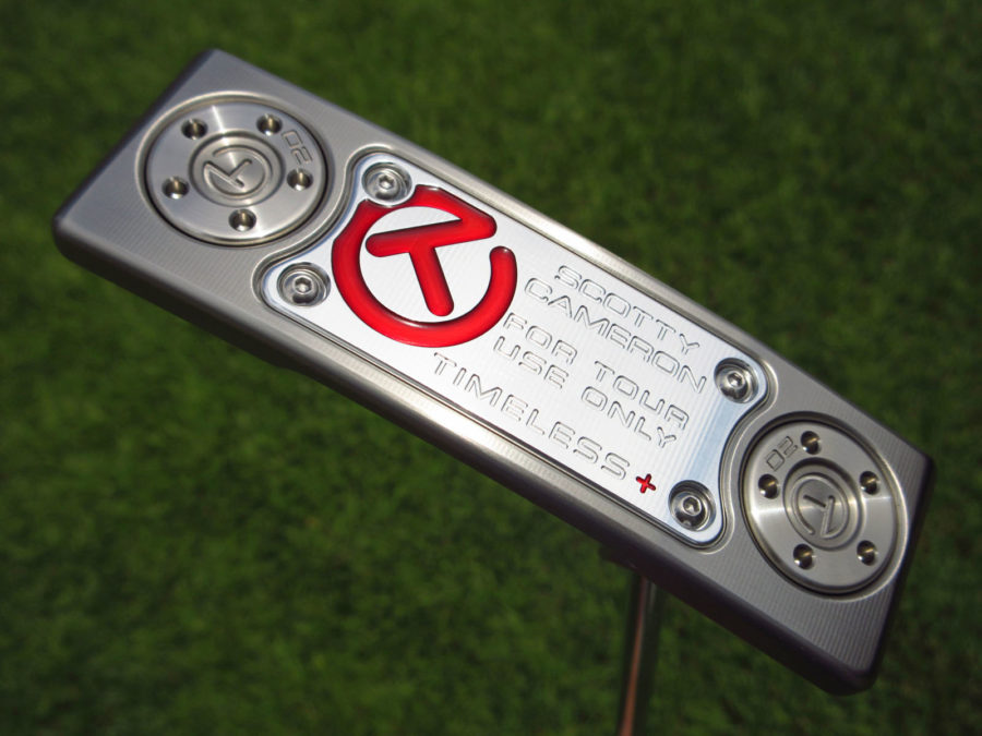 scotty cameron tour only sss buttonback timeless plus teryllium circle t putter golf club with flange line