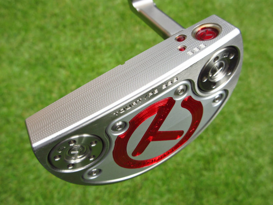 scotty cameron tour only sss golo tg6.2 tourtype circle t putter with welded plumber neck and top line golf club