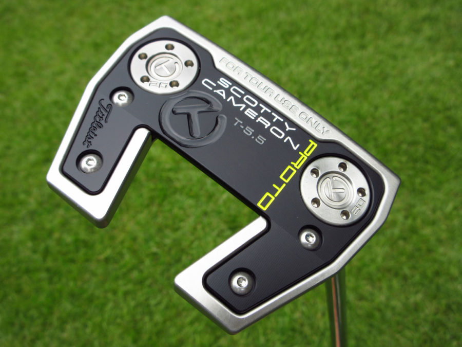 scotty cameron tour only sss deep milled phantom x t5.5 circle t 360g with welded flojet neck and top line golf club