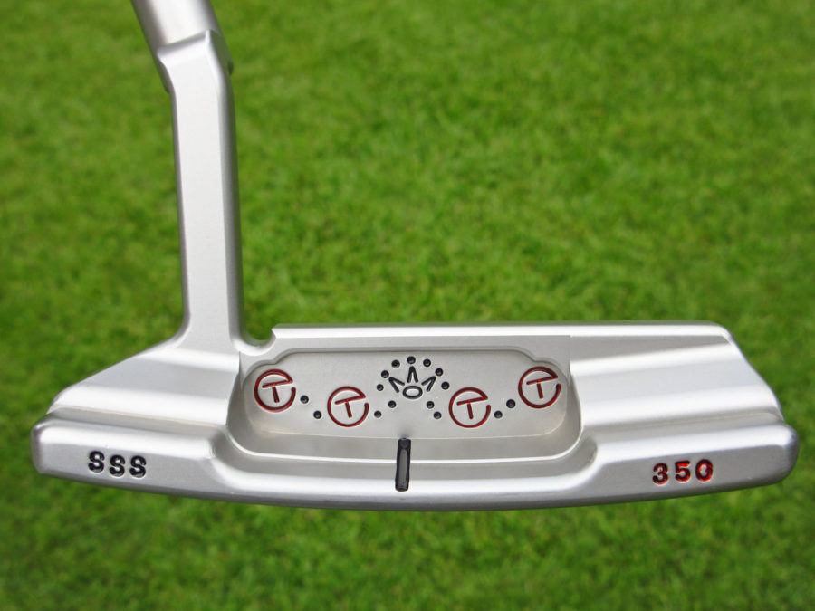 scotty cameron tour only sss timeless newport 2 circle t 350g with dancing circle t's and 7 point crown stampings golf club