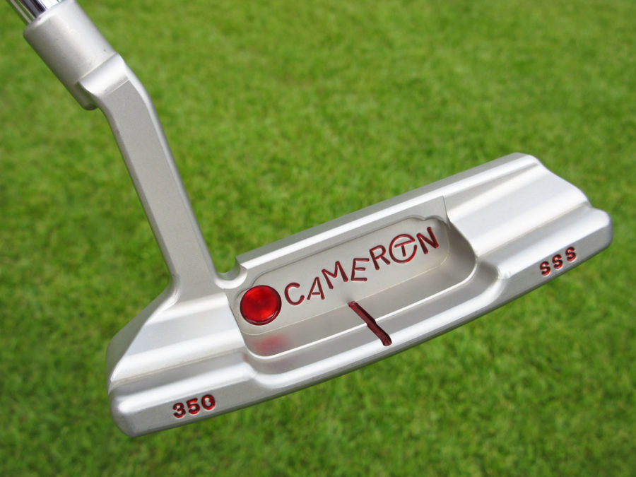 scotty cameron tour only sss timeless newport 2 circle t 350g putter with tiger woods style single milled cherry bombs golf club