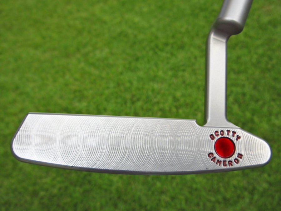 scotty cameron tour only sss timeless newport 2 circle t 350g putter with tiger woods style single milled cherry bombs golf club