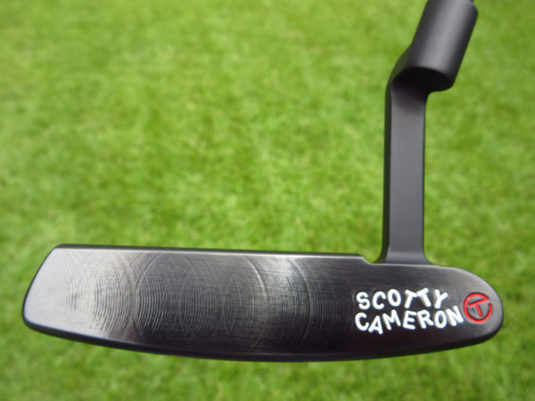 scotty cameron tour only 3x black newport handstamped circle t 350g putter golf club