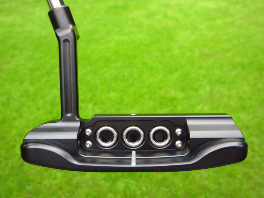 scotty cameron tour only black masterful super rat gss insert circle t putter golf club with sight dot and sight line