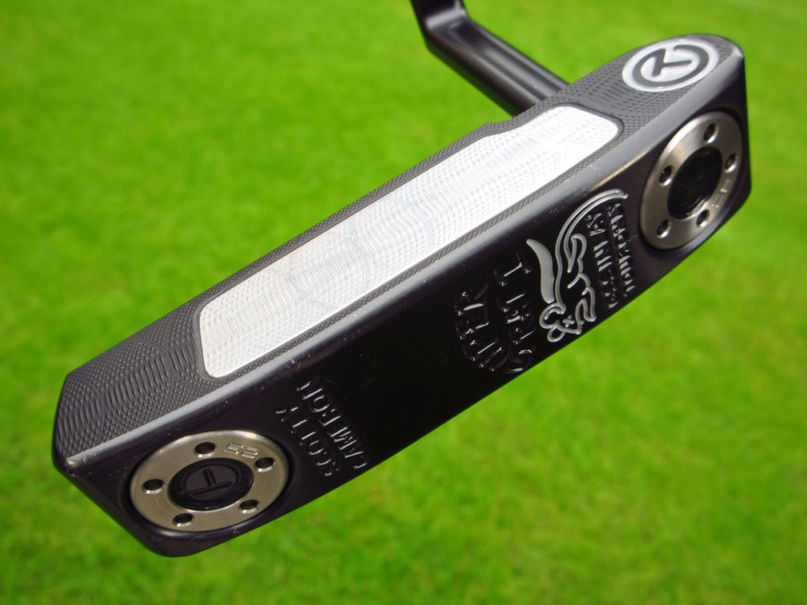 scotty cameron tour only black masterful super rat gss insert circle t putter golf club with sight dot and sight line