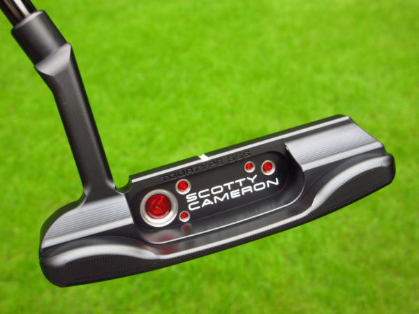 scotty cameron tour only black sss masterful tourtype circle t putter with top line and black shaft golf club