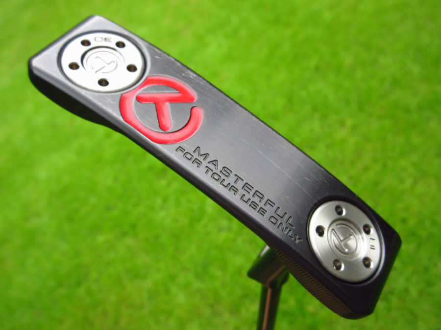 scotty cameron tour only black sss masterful tourtype circle t putter with top line and black shaft golf club