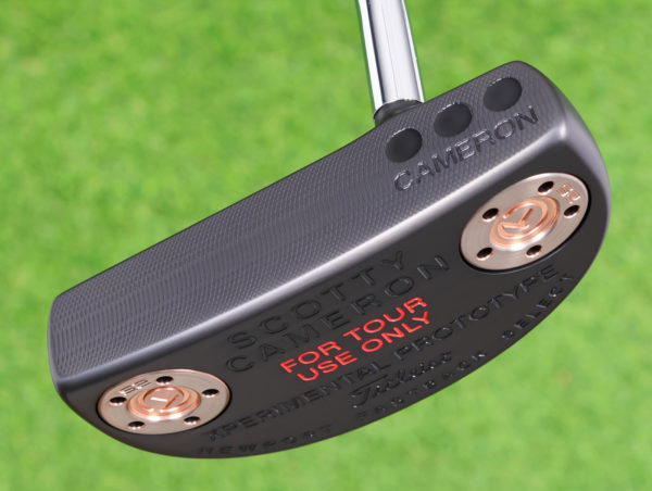 scotty cameron tour only black sss newport fastback select circle t prototype putter with copper tungsten weights golf club