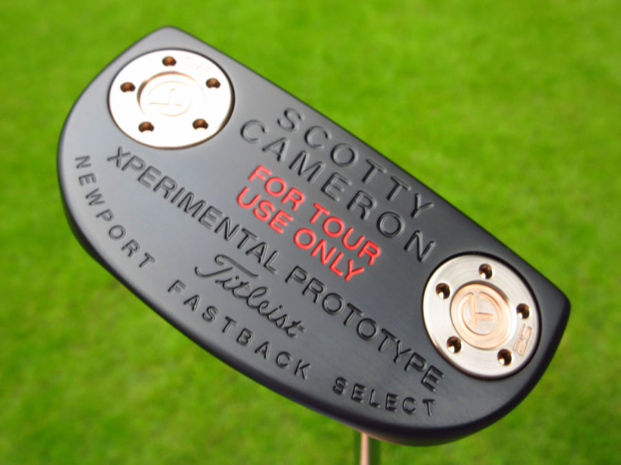 scotty cameron tour only black sss newport fastback select xperimental prototype circle t putter golf club